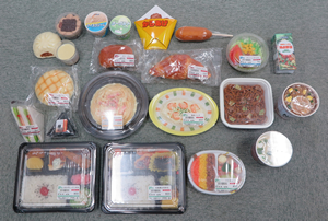コンビニ・インスタント食品フードモデル　Aセット（22種）