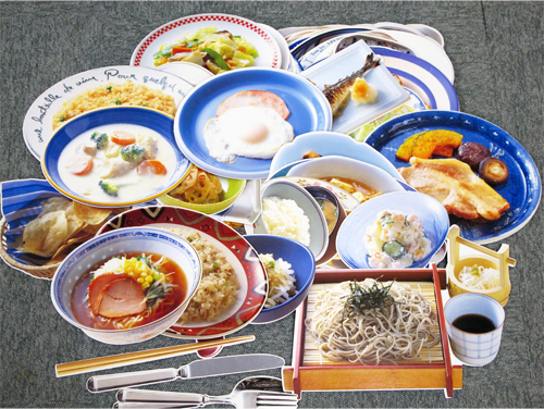 実物大そのまんま料理カード