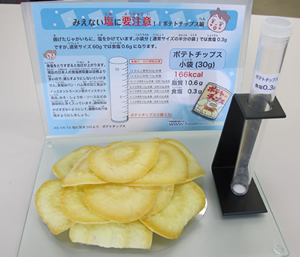 食塩量表示モデル ポテトチップス