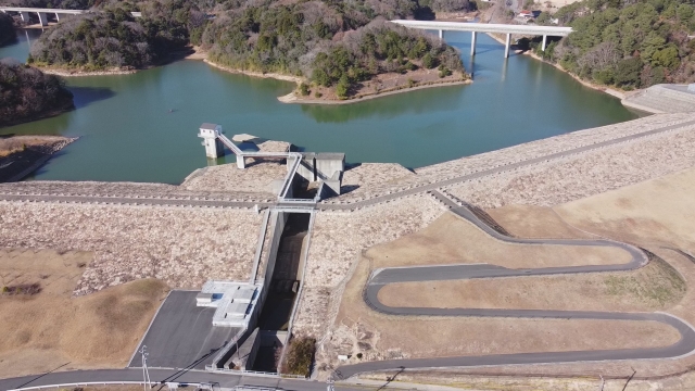真締川ダム・未来湖周遊林道コース