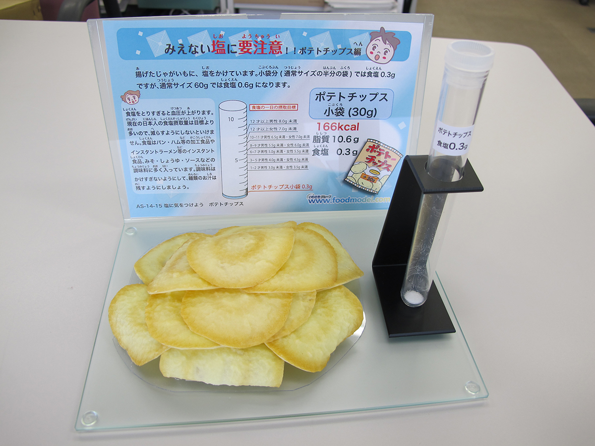 食塩量表示モデル ポテトチップス