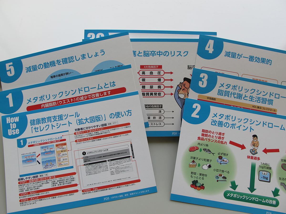 健康教育支援ツール 拡大図版「セレクトシート」
