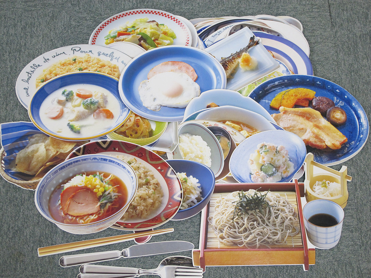 実物大そのまんま料理カード