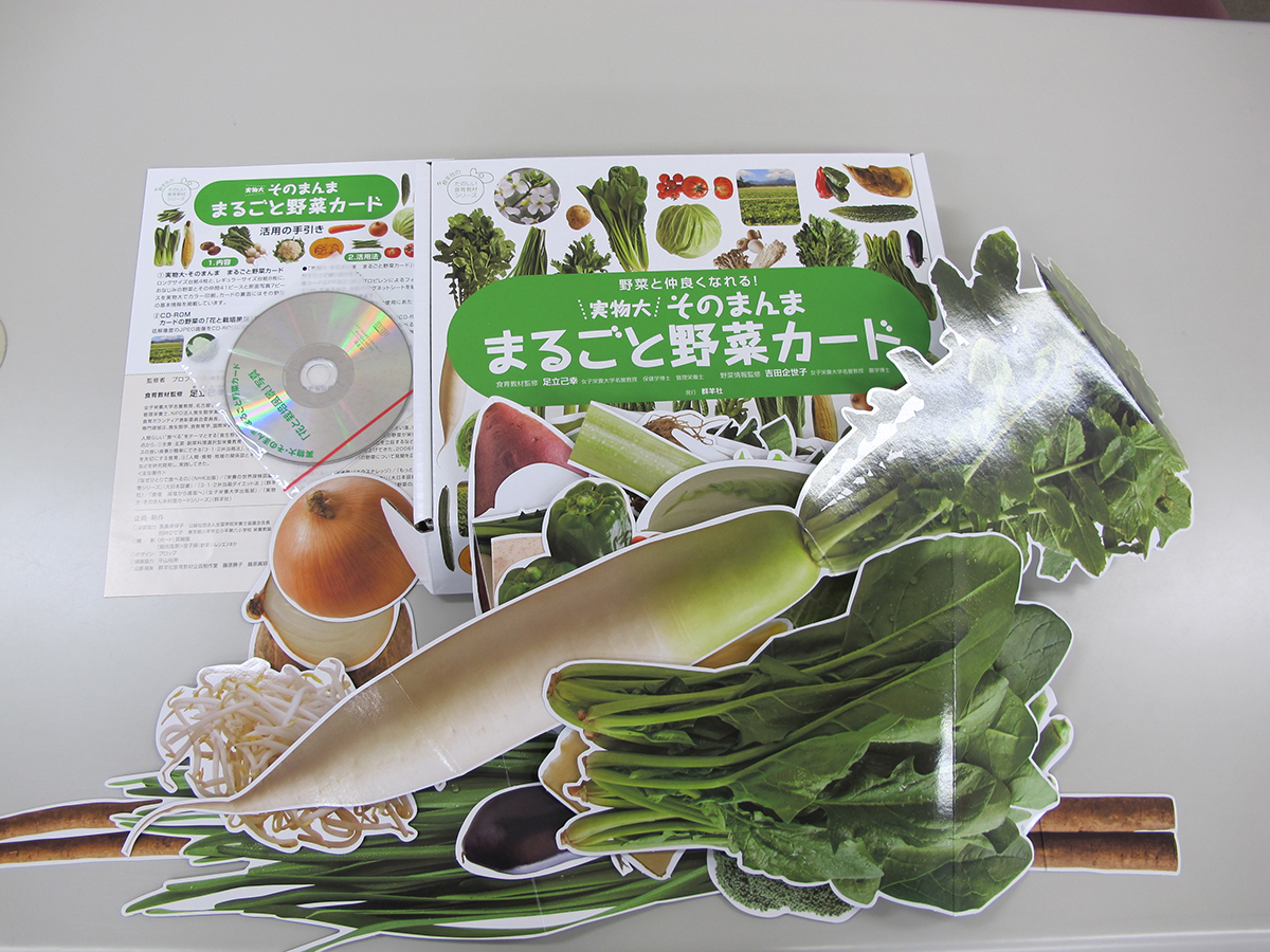 実物大そのまんま まるごと野菜カード